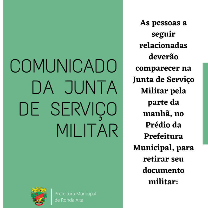 COMUNICADO